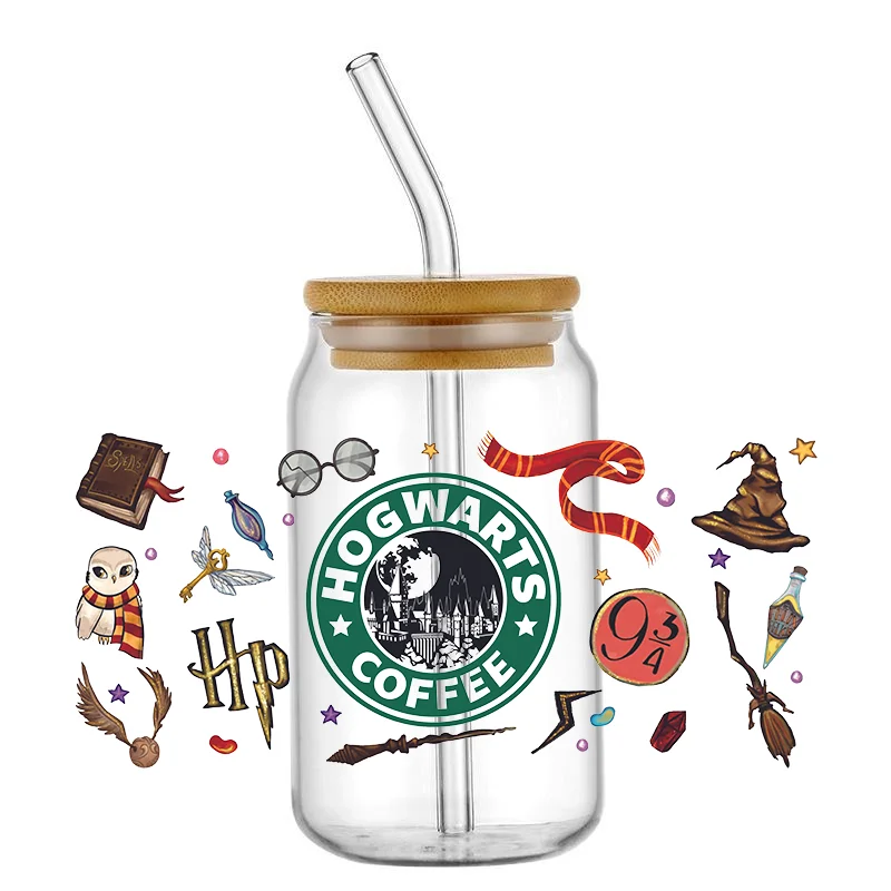 

Водостойкие переводные наклейки Cartoon Magician для чашки Libbey