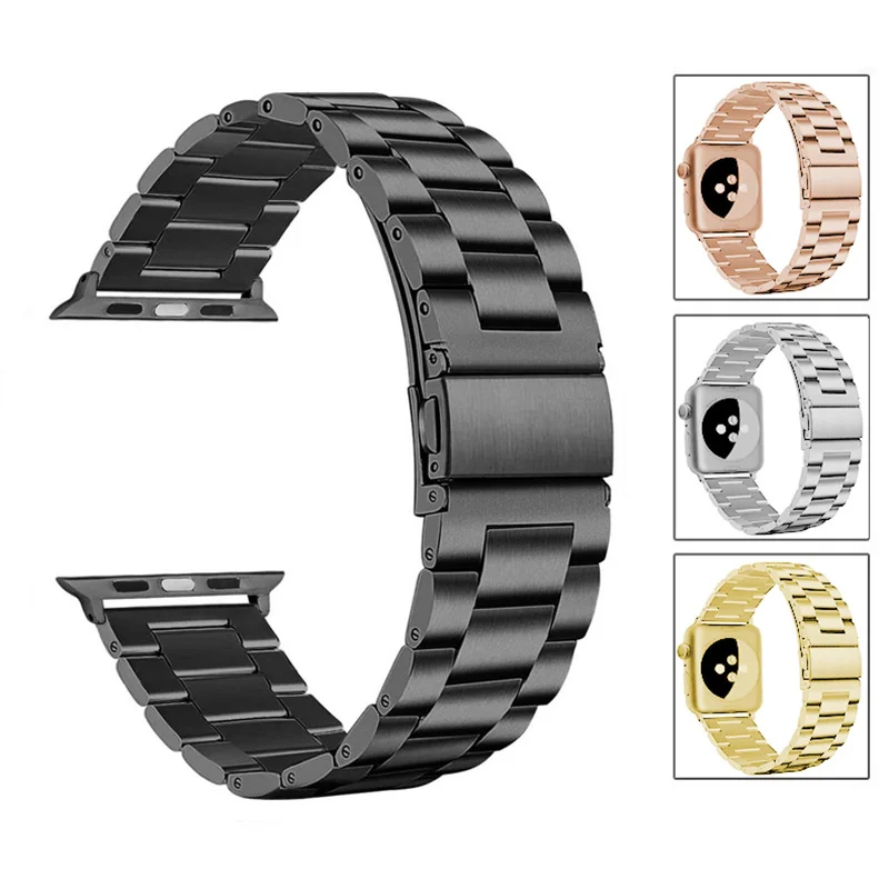 

Metal strap For Apple watch Ultra 49mm 8 7 45mm 41mm stainless steel smart watch wristband For iwatch 6 5 4 3 SE 44mm 42mm 40mm