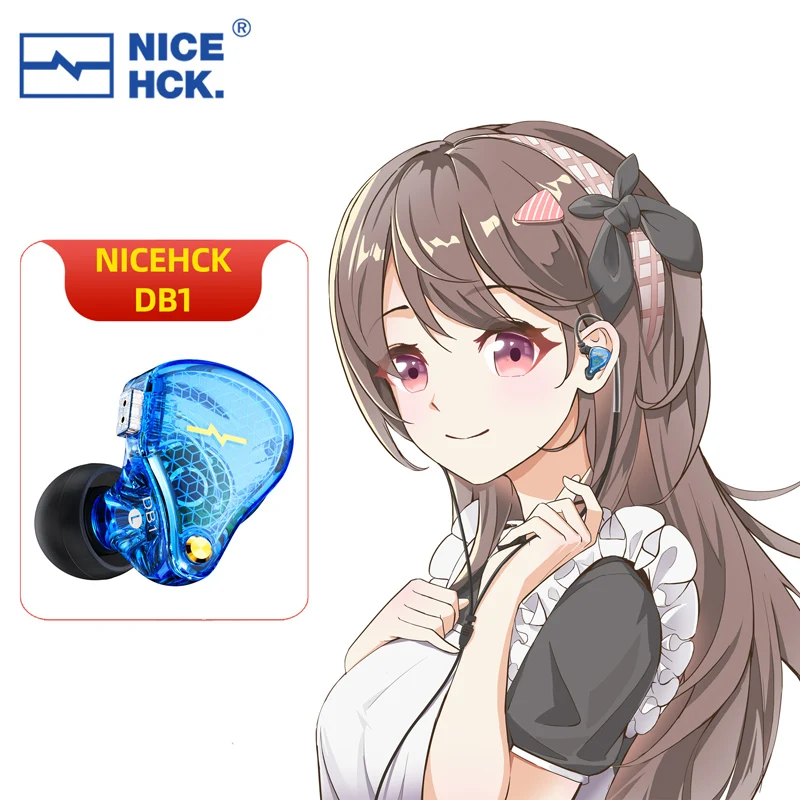 

Наушники NiceHCK DB1 HIFI, 10 мм, Динамический драйвер