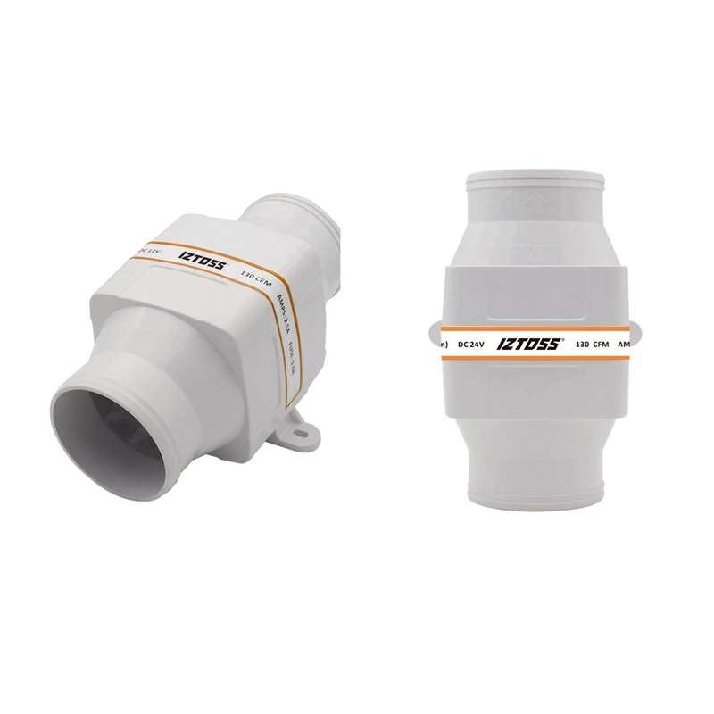 

IZTOSS Boat Blower 4 Inch 270 CFM In-Line Marine Bilge Engine Galley Boat Cabin Ventilation Fan Boat Accessories