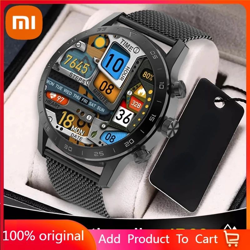 

Xiaomi Wireless Charging Sports Smart Watch Waterproof Heart rate Smartwatch Mens Watches Fitness Bracelet For Android Apple