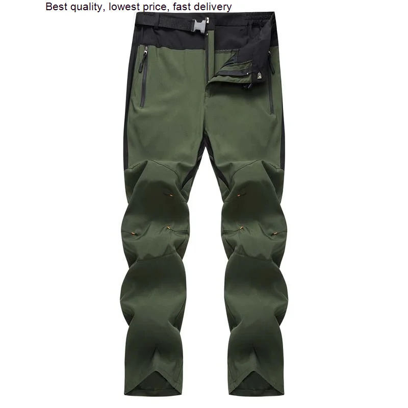 

Stretch Hiking Pants Outdoor Men Mountain Climbing Fishing Trekking Sport Spring Breathable Quick Dry Thin Trousers PN63