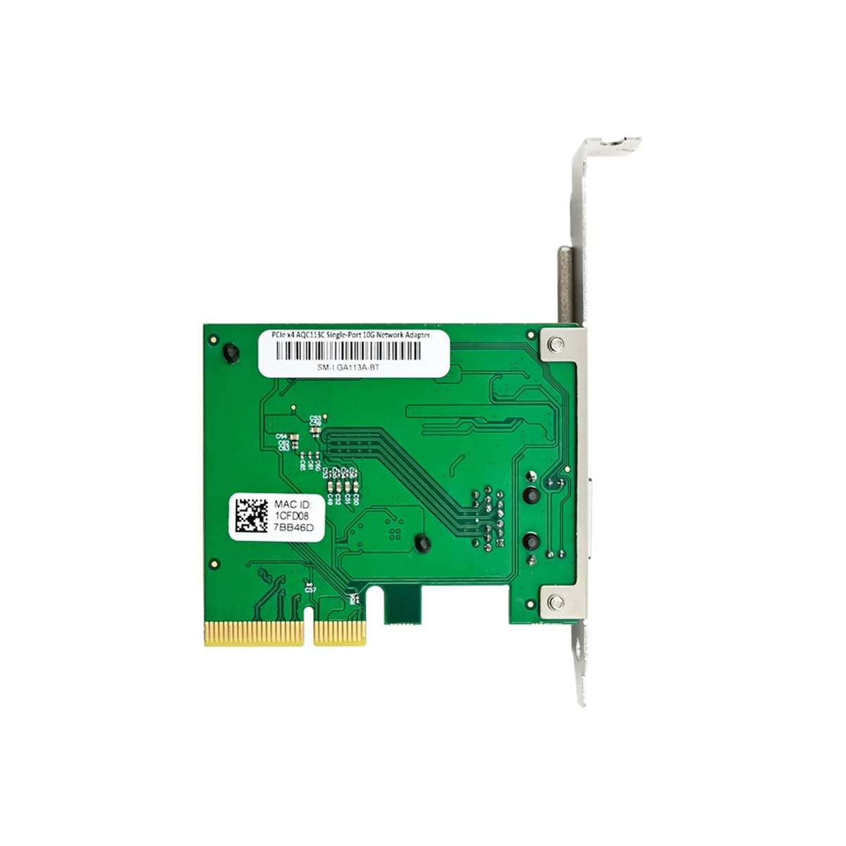St7375 Mgig Aqc113C Pcie 4 0 X4 10 Gigabit Ethernet Nic один порт гигабитная сеть