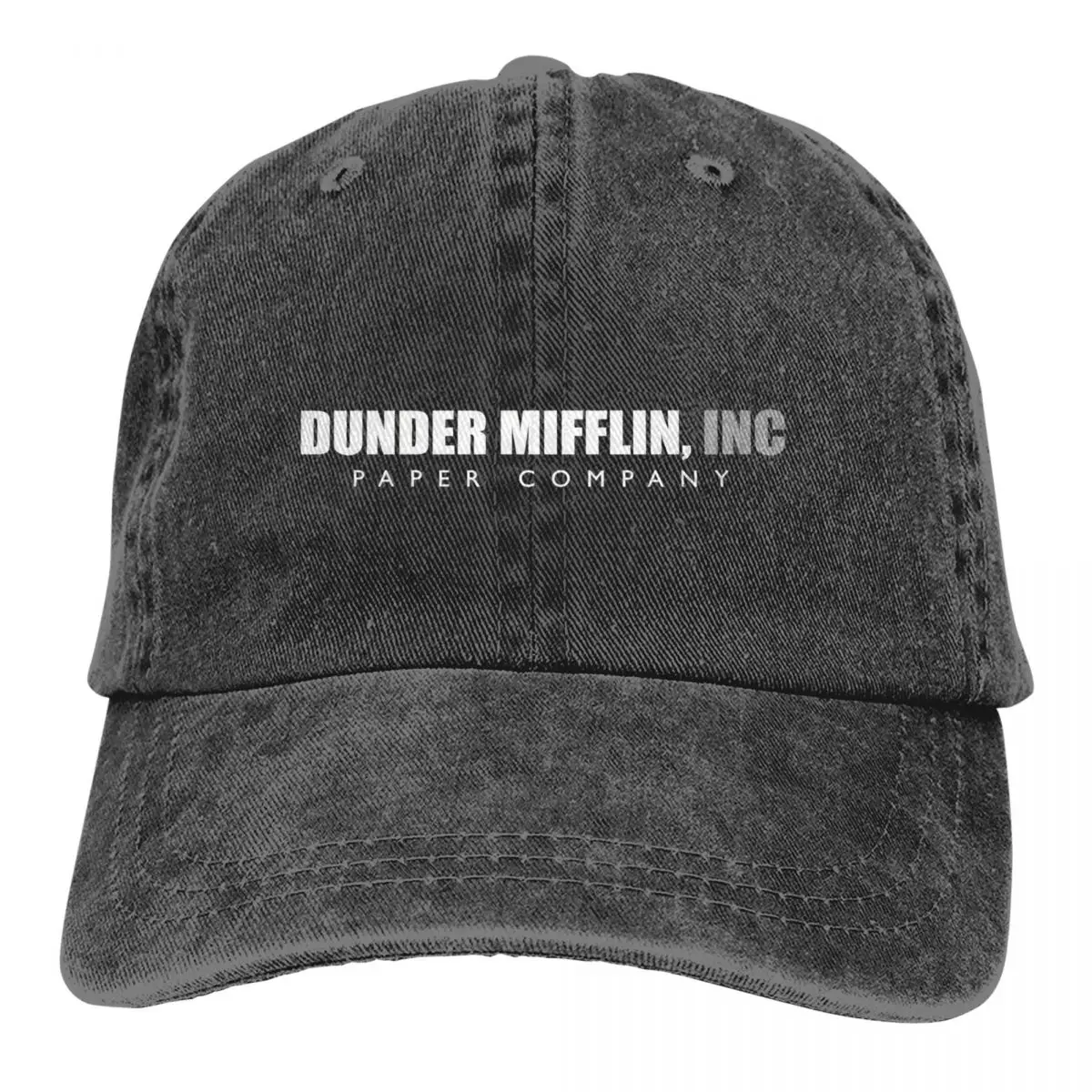 

Dunder Mifflining бумажная компания бейсболка Merch винтажная Потертая джинсовая мужская шляпа для путешествий кепки шляпа