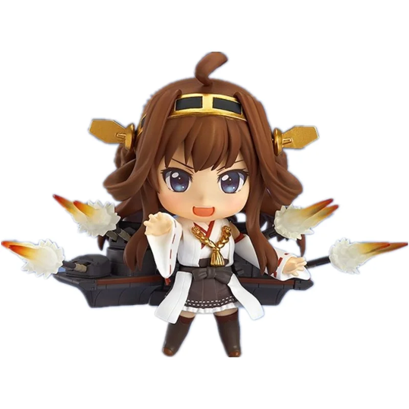 

Экшн-фигурка из аниме «каньтай», модель куклы в стиле каньколли Kongou Nendoroid, 10 см, коллекционная игрушка, подарок, кавайный Декор для комнаты