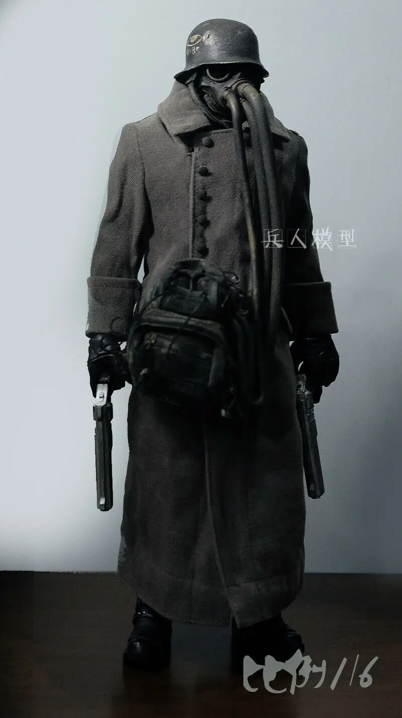 

1/6 Male Soldier Fashion Coat Model for 12" Body Action Figure Doll