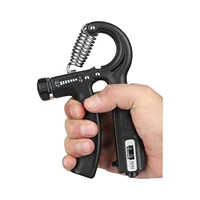 grip strength trainer with counter hand grip strengthener adjustable resistance 11 132lbs 5 60kg non slip gripper 1 pack