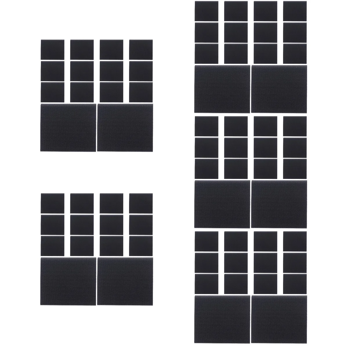 

70 pcs Door Corner Seals Door Frame Adhesive Seal Weather Stripping Seals