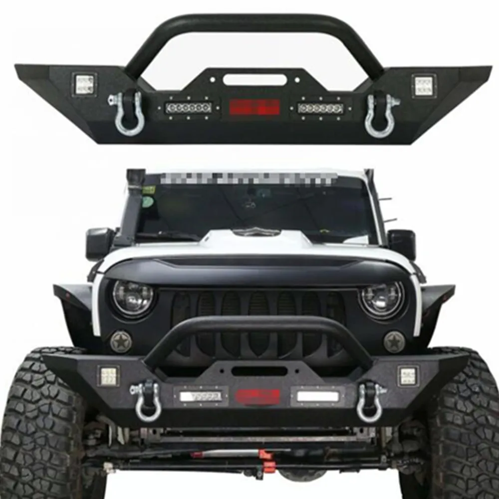 

1 set steel front bumper for Jeep for Wrangler JK 2007-2017 J40-3