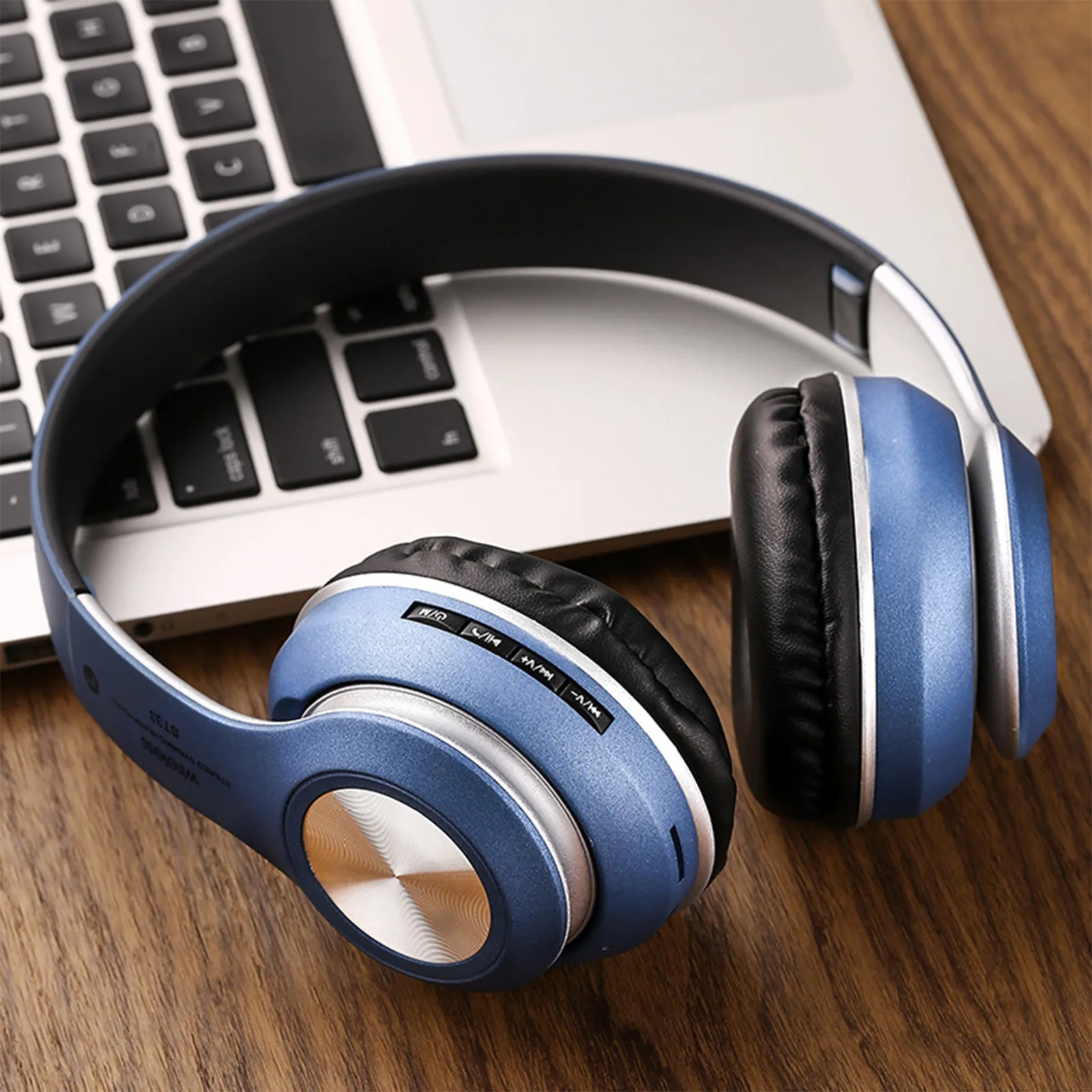 Беспроводные наушники Bluetooth 4 1 гарнитура с шумоподавлением Накладные микрофоном