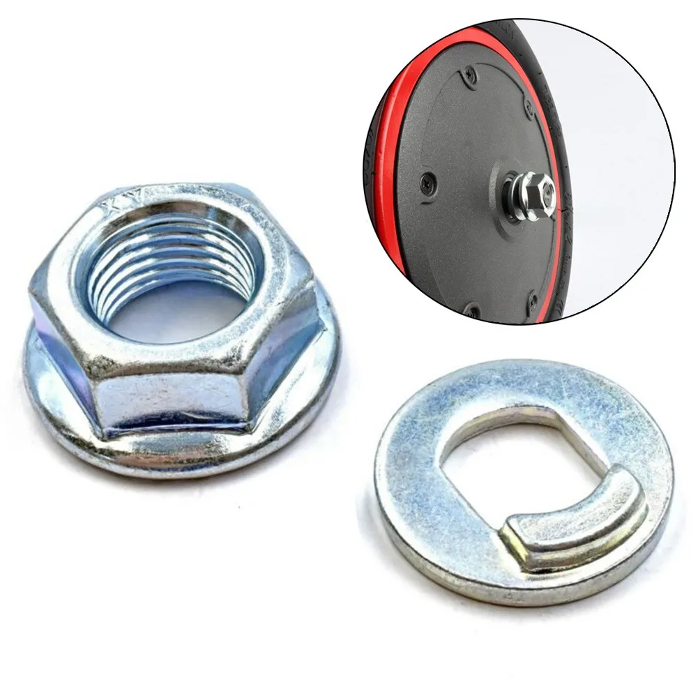 2 шт. Винтовые гайки передних колес для Xiaomi M365 1S Pro2 электросамоката велосипедные аксессуары детали из прочной стали.
