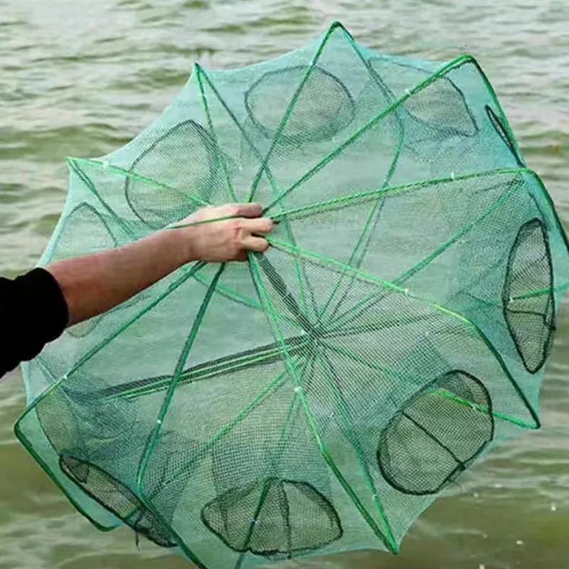 

Shrimp Cage Shrimp Net Folding Fish Catching Tool Automatic Fishing Catching Dragon Shrimp Hand Throwing Net Loach Eel Cage