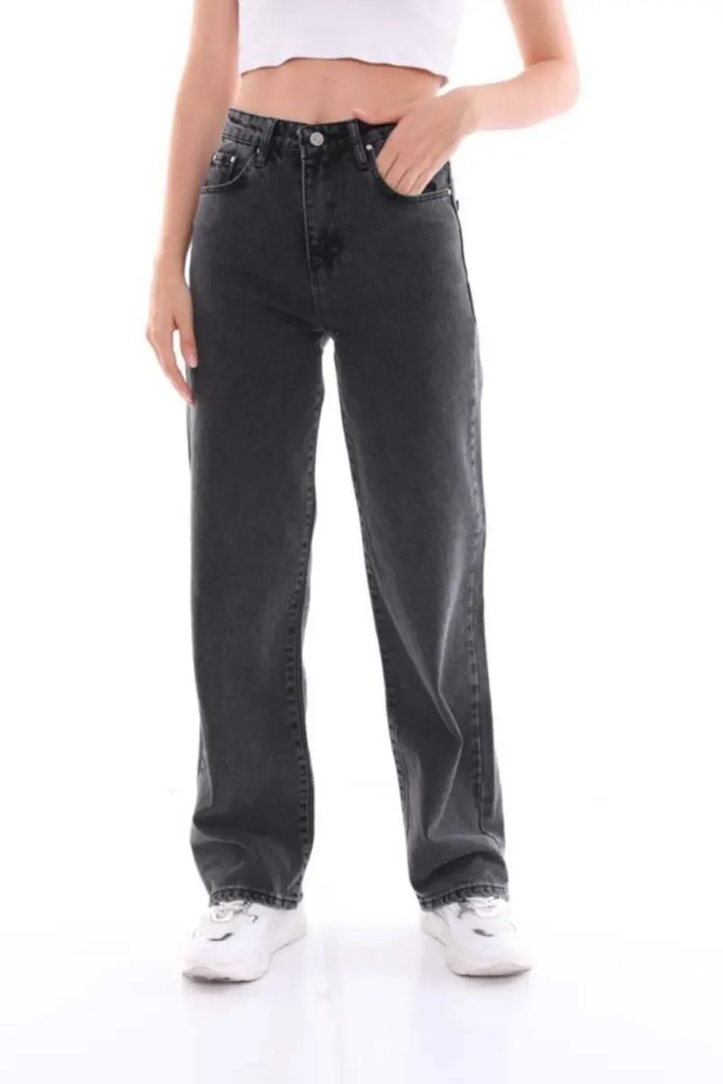 

Women smoked snow washed high waist Palazzo Jean