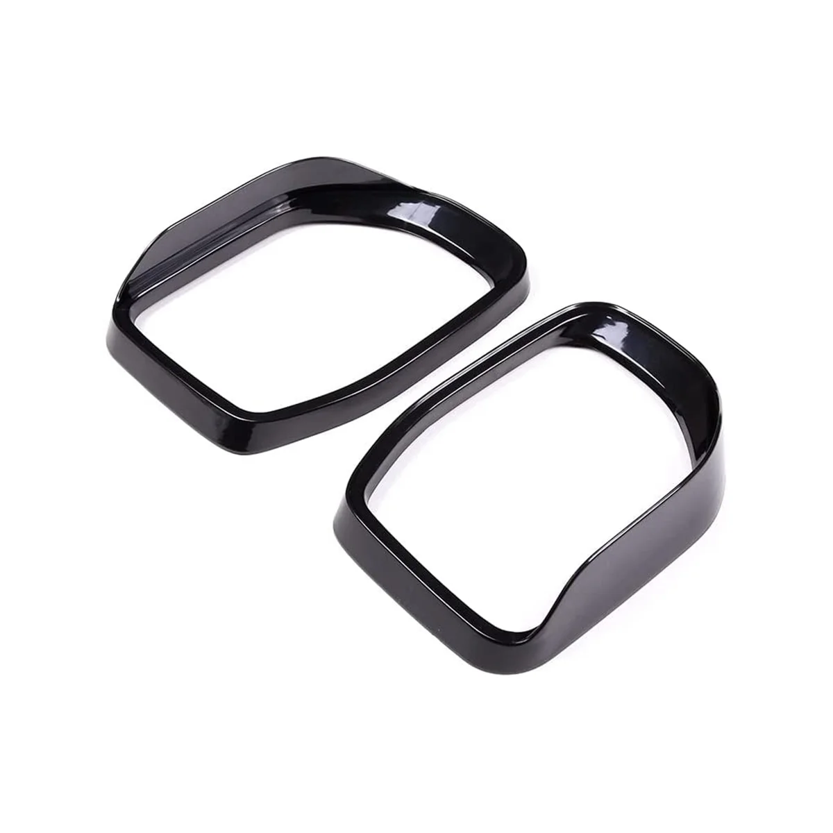 

Side Rearview Mirror Rain Eyebrow Decorative for 2022 Accessories (Black)