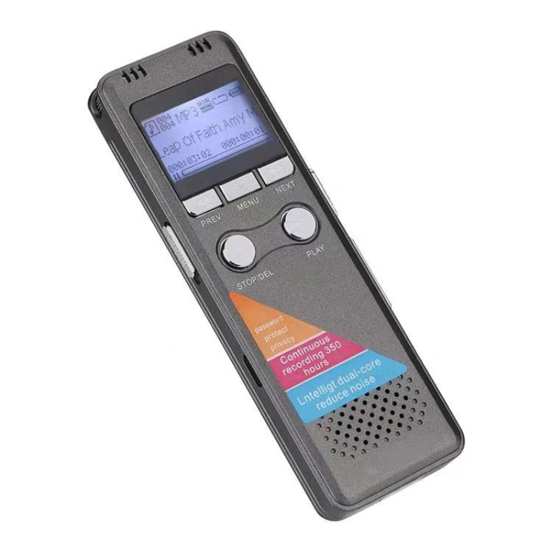 

8GB MP3 Player Speed Sound Lectures Meeting Digital Audio Recorder Dictaphone Voice Activated Recorder Recording Device