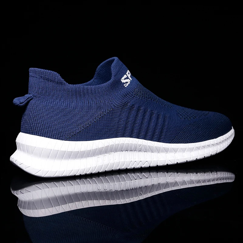 2022 Original Socks Shoes for Men Casual Sneakers Mesh Breathable Tennis Fashion Slip on Flats Men's Loafers Shoes Free Shipping