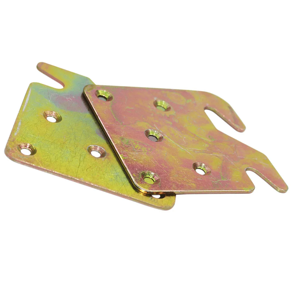 

2pcs Heavy Duty Wood Bed Rail Hook Plates 5 Hole Wood Frame Bed Hook Plates Thickened Wooden Bed Frame Bed for Home