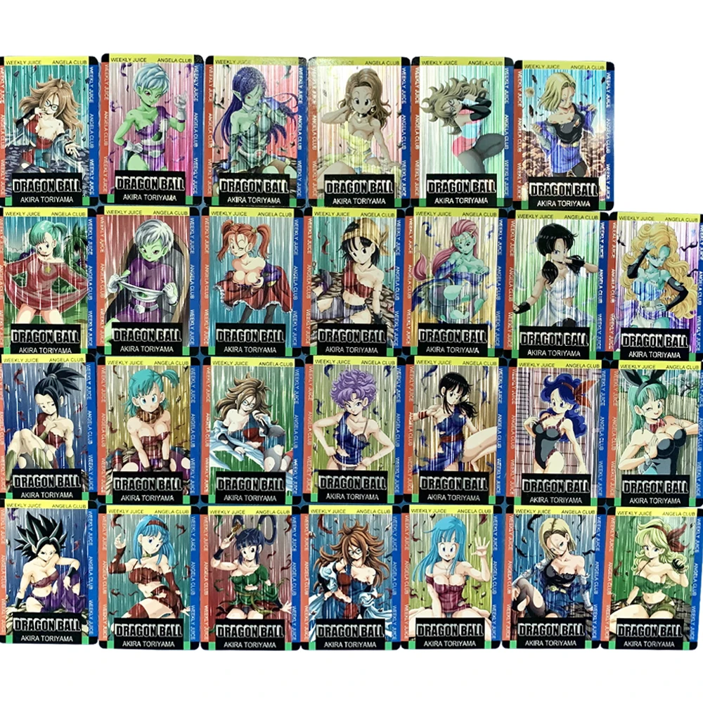 27 шт./компл. флэш-карта Драконий жемчуг маленький набор карт бульма сексуальная