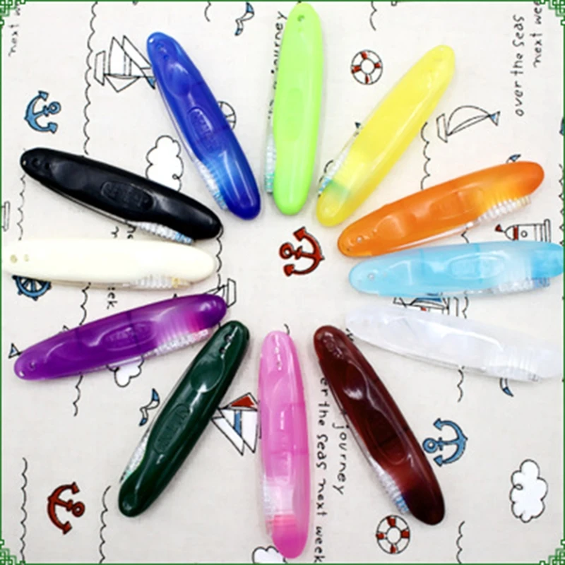 

1pc Foldable Soft Hair Portable Toothbrush Travel Camping Hiking Outdoor