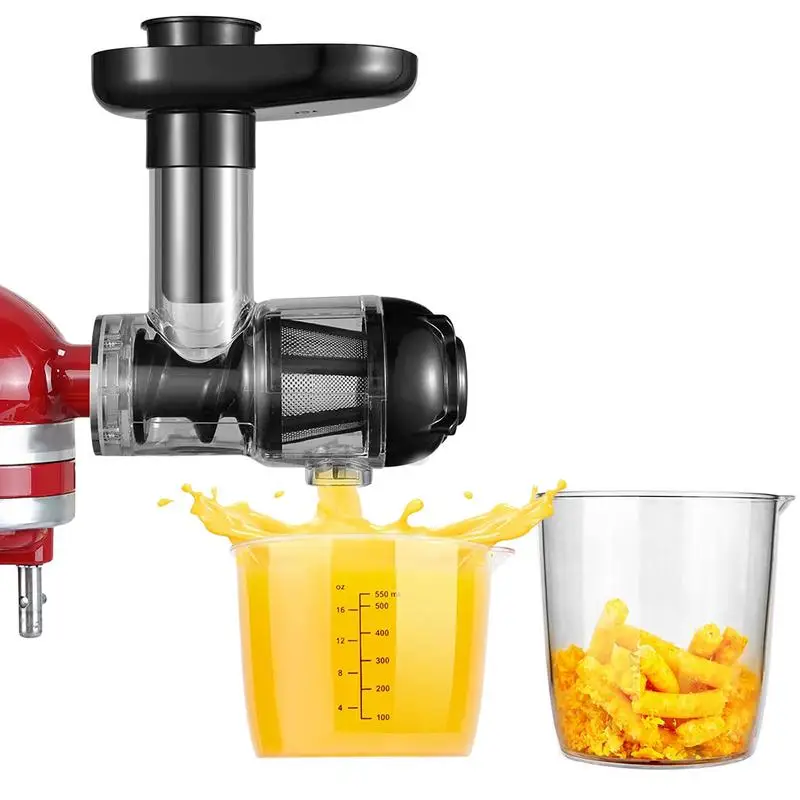 Wide Chute Slow Masticating Juicer, BPA FREE Cold Press Juice Blender For High Nutrient Fruit And Vegetable Juice Chef Machine