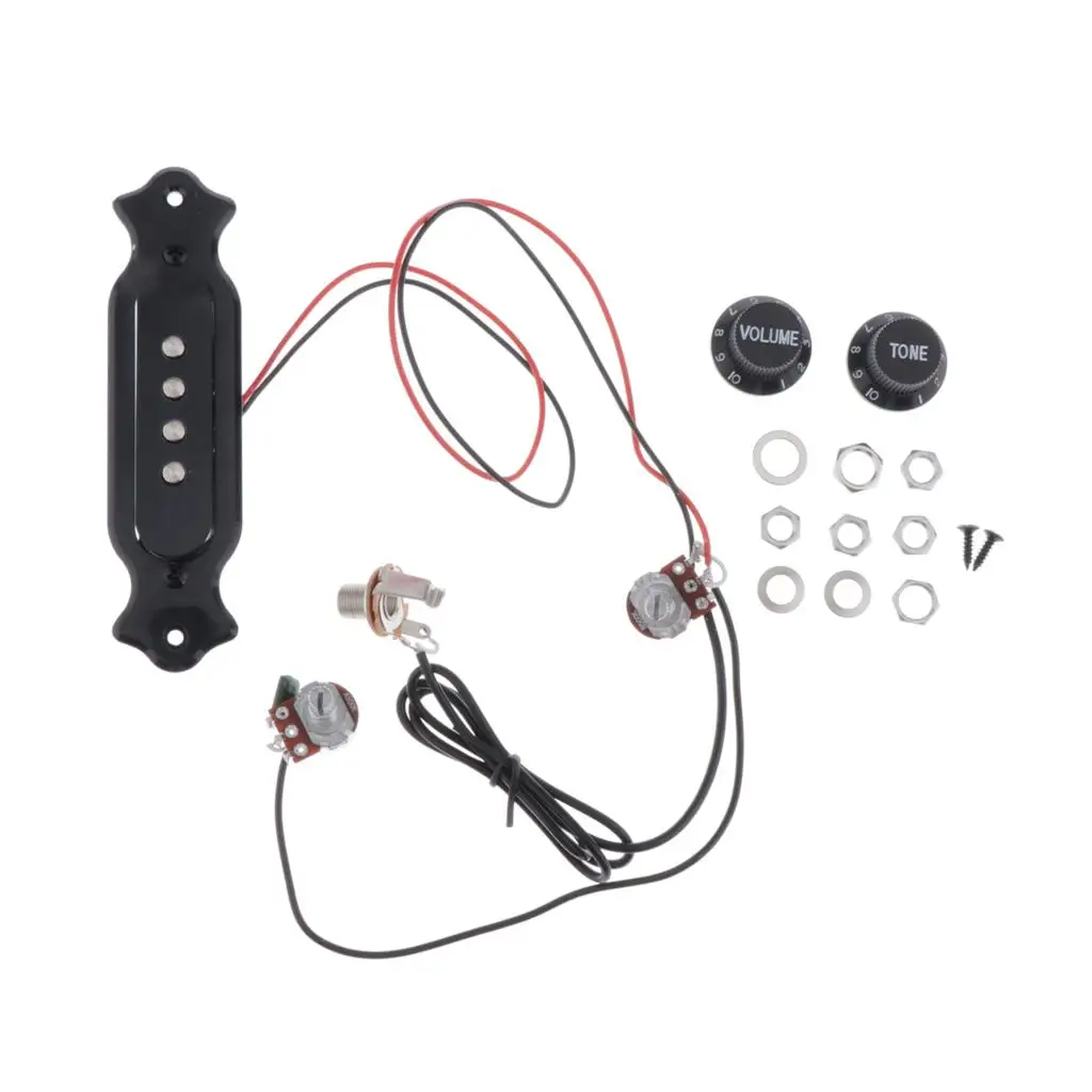 

Звукосниматель с предварительным звуковым отверстием для 4-х электрических гитар