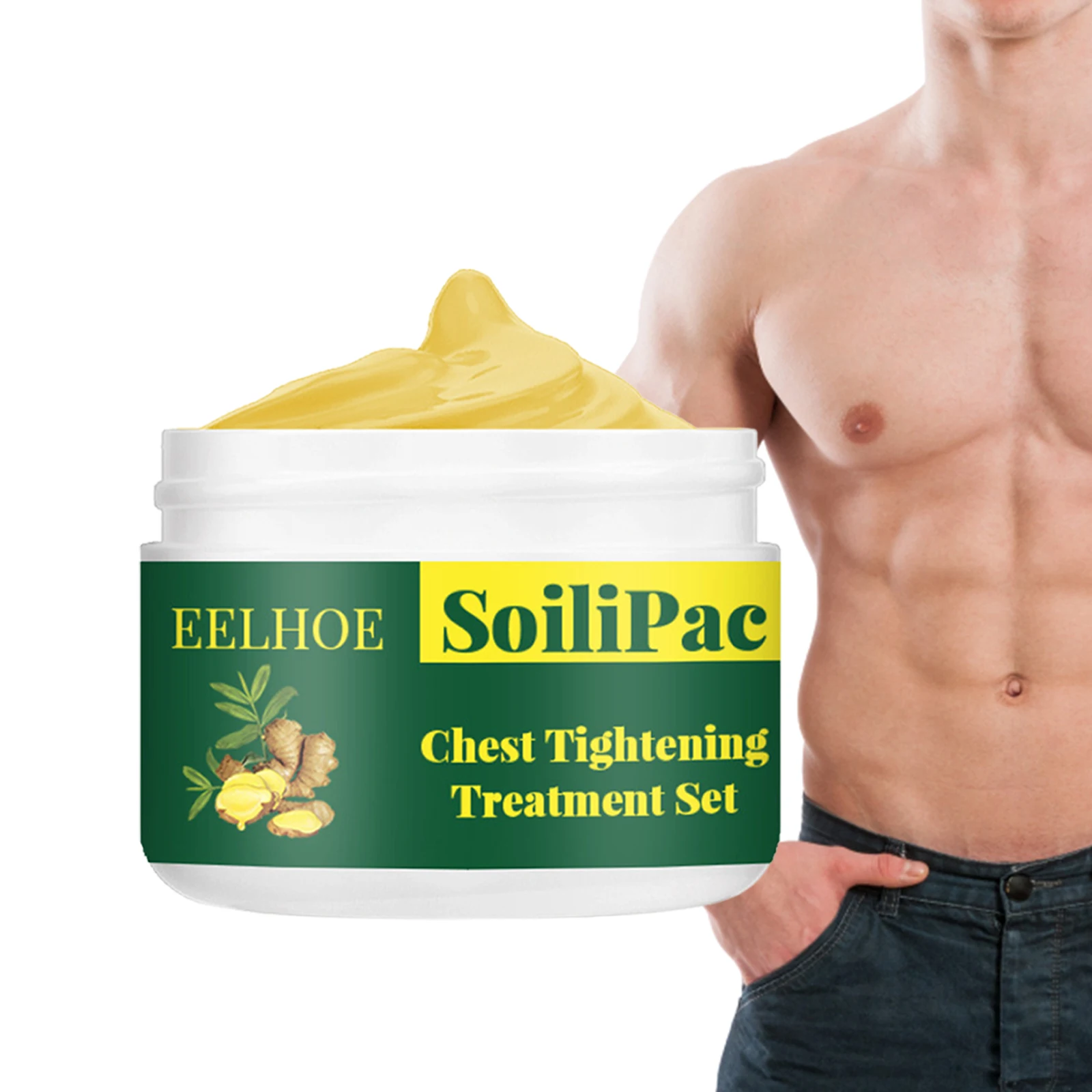Tightening Ginger Cream For Men Natural Stomach Fat Burner Ointment Tightening Ginger Creams For Adults