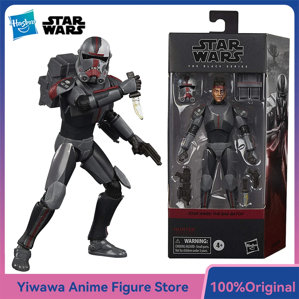 Фото [В наличии] Hasbro Star Wars The Black Series Hunter (The Bad Batch) Оригинальная аниме-фигурка в масштабе 6 дюймов, модель, орнамент, игрушка, подарки №1