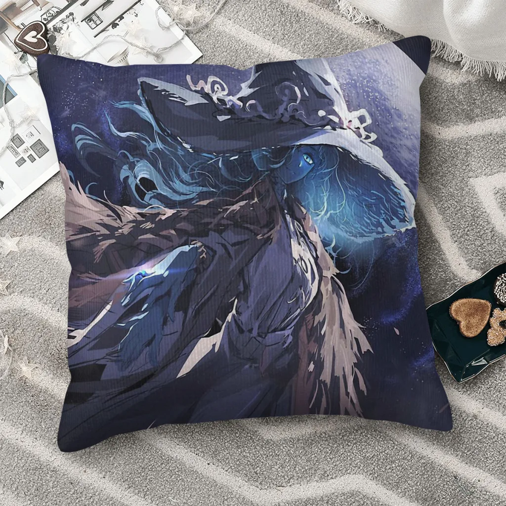 

Elden Ring Steam Game Ranni the Witch Moon Light Polyester Cushion Cover Sofa Garden Decorative Soft Pillow Cover