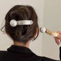 2022 metal fashion hair clip hairpins golden silvery barrettes for girls ponytail headwear hairgrips women hair accessories