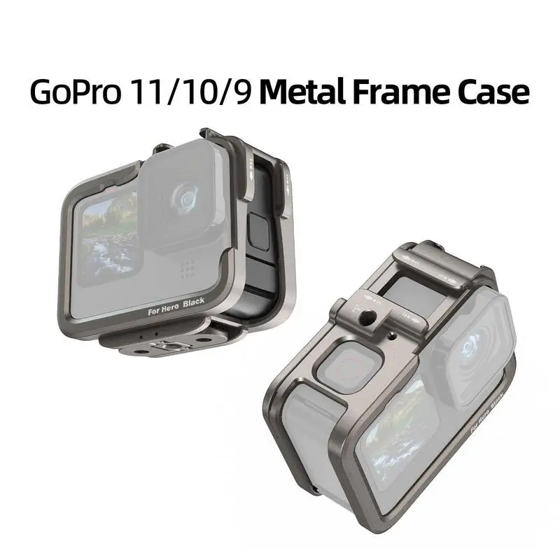 Купи For GoPros Accessories GoPros Hero 11 10 9 Black Protective Frame Case Camcorder Housing Case for Hero 11 Action Camera Cover за 1,010 рублей в магазине AliExpress