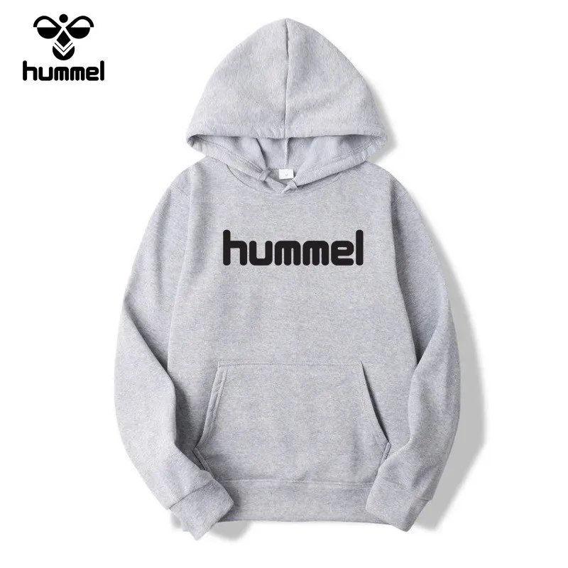 Новый бренд HUMMEL модная толстовка свитшот для мужчин весна-осень хип-хоп теплая