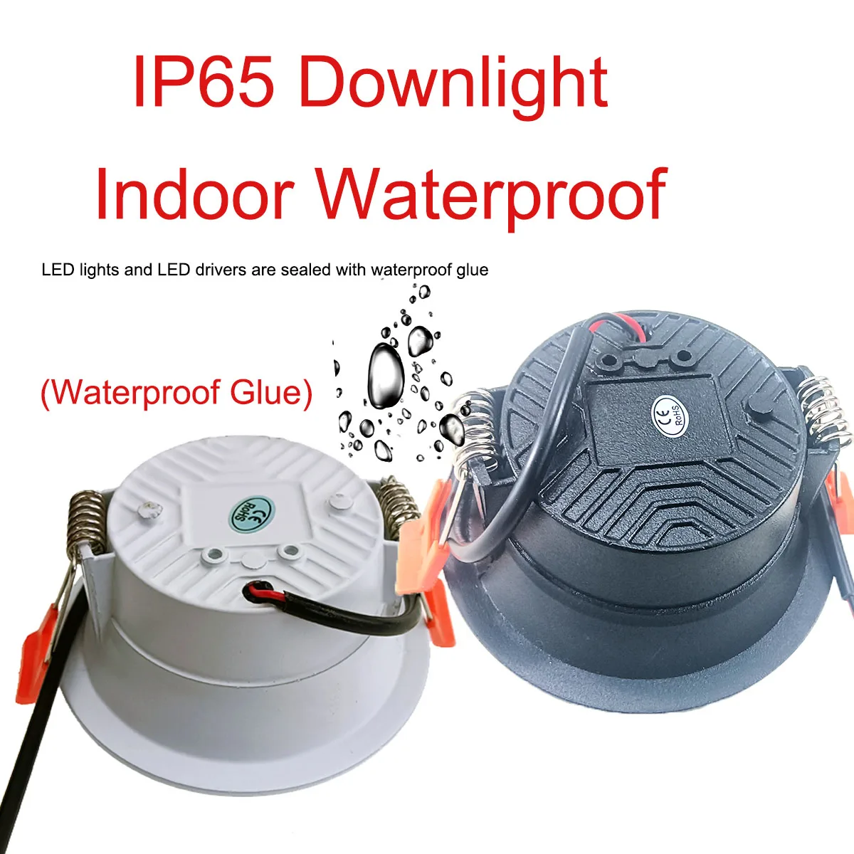Фото 220 В IP65 IP66 Светодиодный потолочный светильник IP67 Наружный водонепроницаемый 5 Вт 7 Вт 9 Вт 12 Вт 15 Вт 18 Вт Кухня Ванная комната Туалет Карниз Точечный светильник Потолочный светильник №2