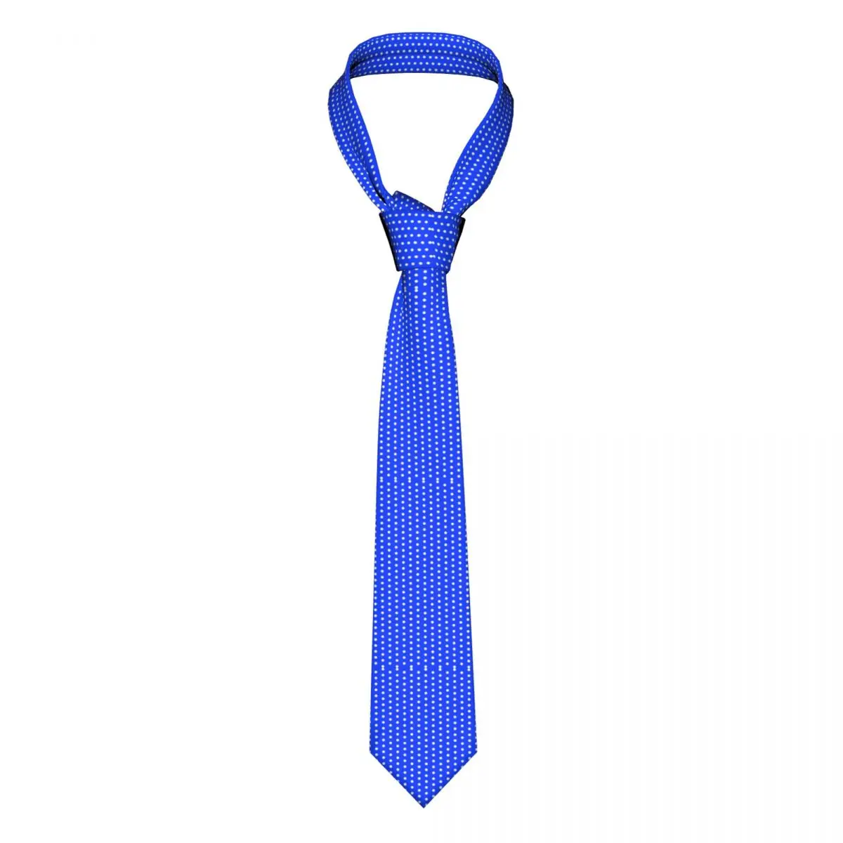 

Синий белый галстук в горошек с винтажным узором из полиэстера и шелка модный галстук для шеи подарок офисная Мужская блузка галстук