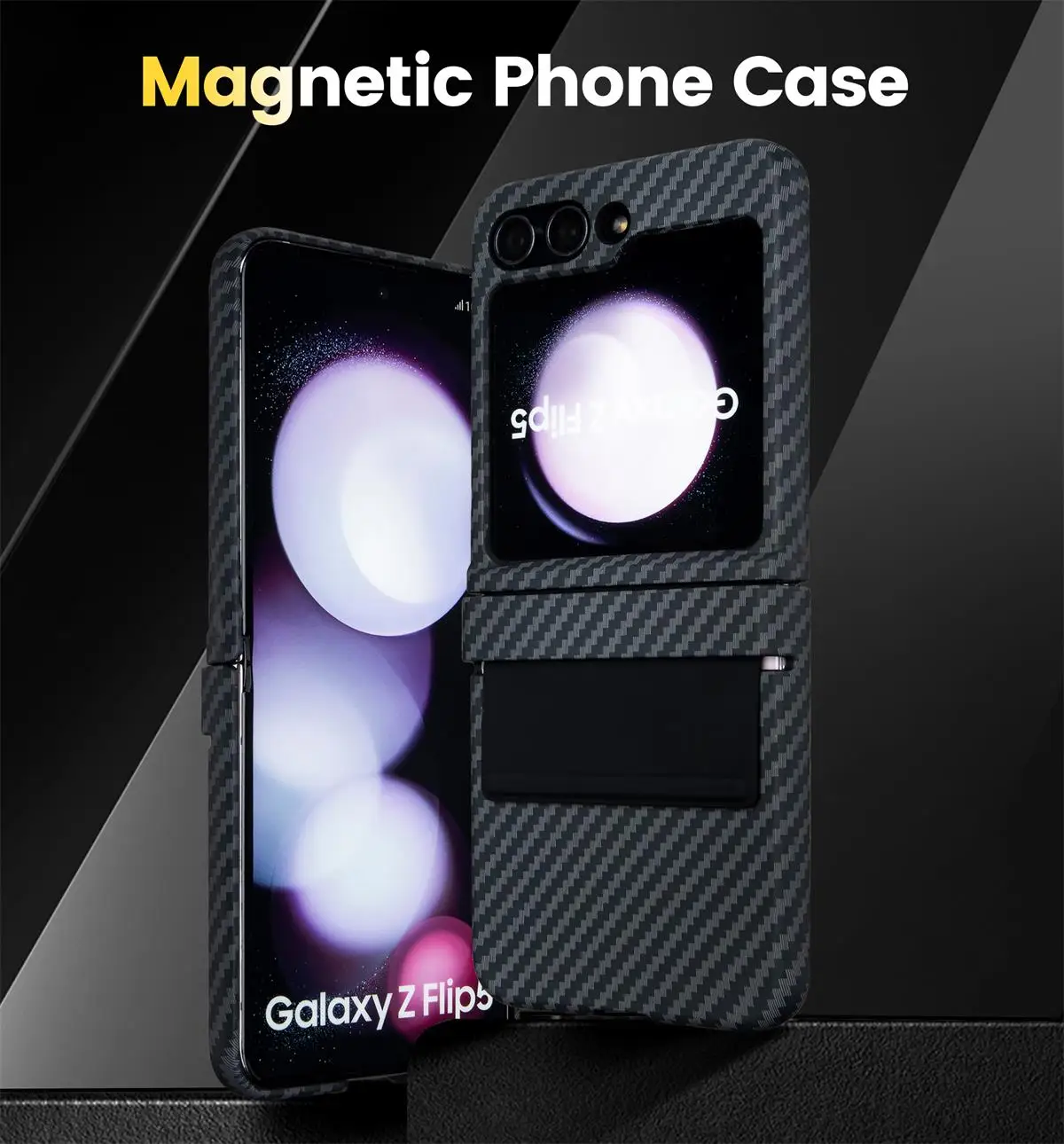 Ультратонкий приятный для кожи матовый складной чехол с петлями Samsung Galaxy Z Flip 6 5 4 3