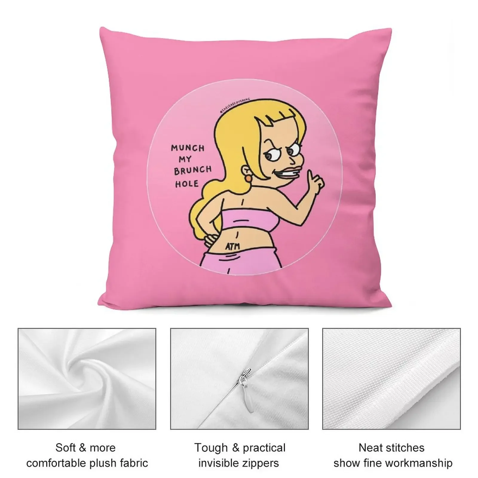 LOLA SKUMPY - Munch My Brunch Hole Декоративная подушка Рождественские наволочки для подушек