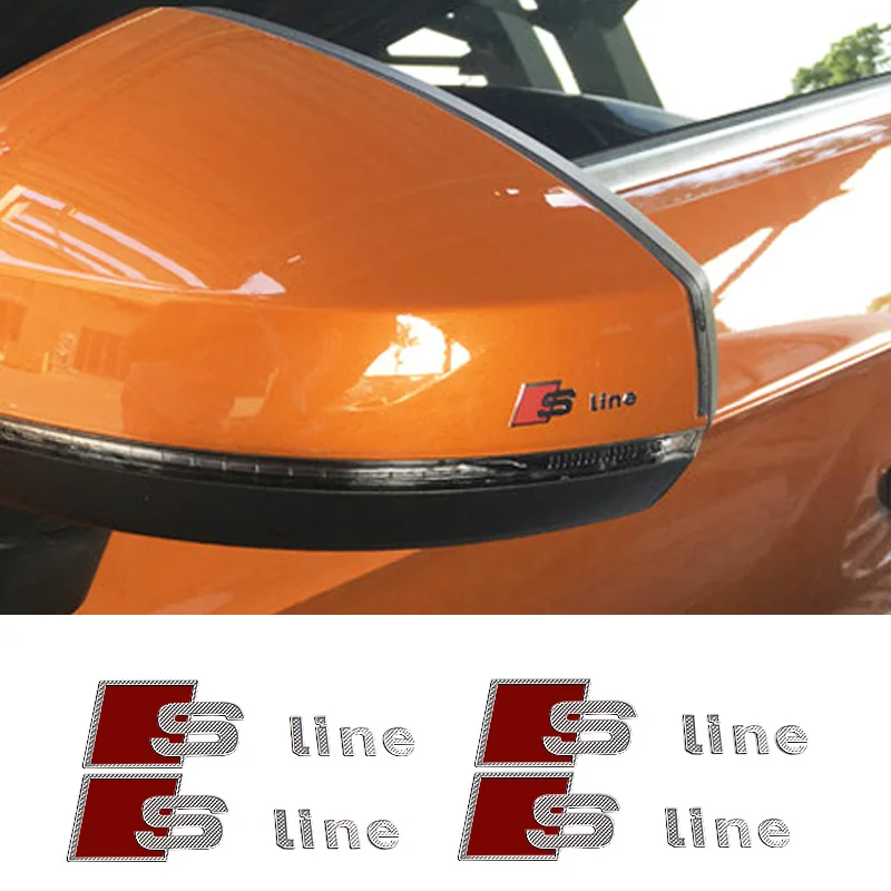 Металлическая Наклейка на руль автомобиля S Line значок эмблема наклейка для Audi RS TT