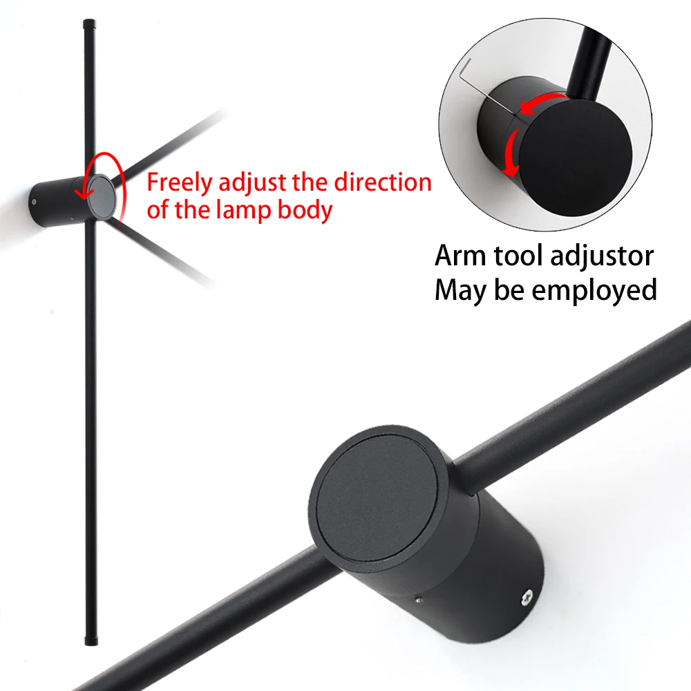 Modern LED Long Wall Light Fixture Adjustable Aisle Living Room For Home Decoration Bedroom LED Strip Wall Sconce Lamp Lighting