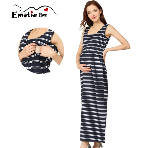 Платье для беременных Emotion Moms, хлопок, плюс сайз