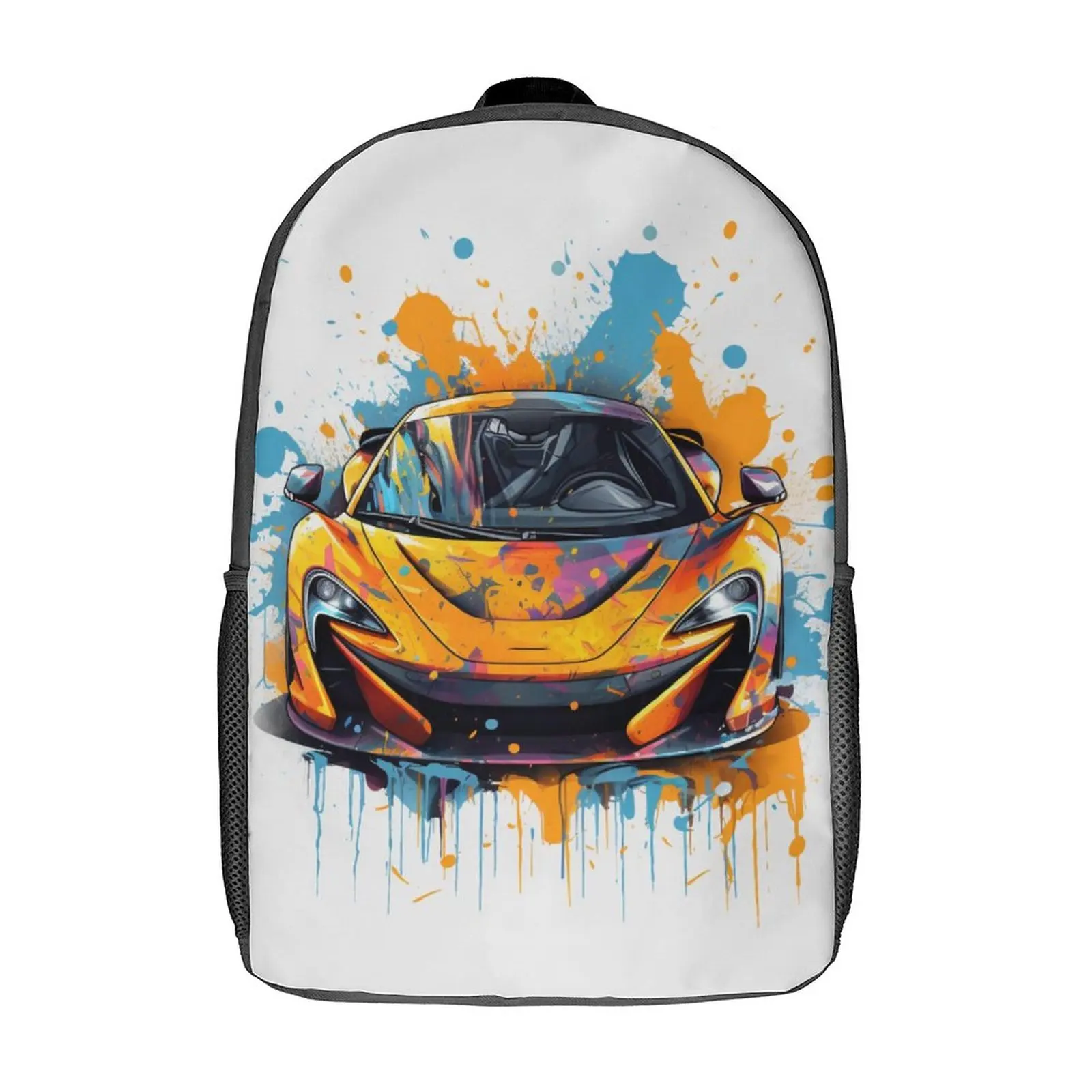 

Fantastic Sports Car Backpack Youth Psychadelic Grafitti Soft Backpacks Stylish High School Bags University Quality Rucksack