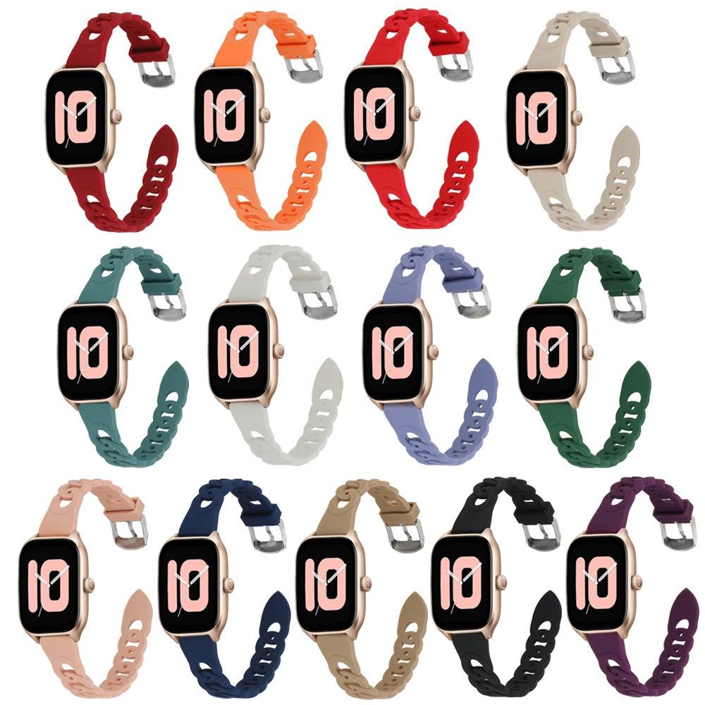 

20mm 22mm Silicone Strap For Amazfit gts 4/3/2/gts4 2 mini/Gtr/4/2e/Pro 47mm Smartwatch Wrist band Bracelet Amazfit Bip/U/3/Pro