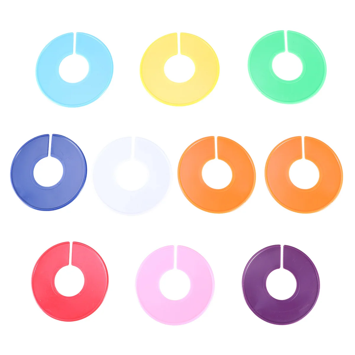 

Dividers Size Clothes Clothing Wardrobe Closet Hanger Rack Round Buckles Coat Separators Hangers Organizer Separator Dispaly
