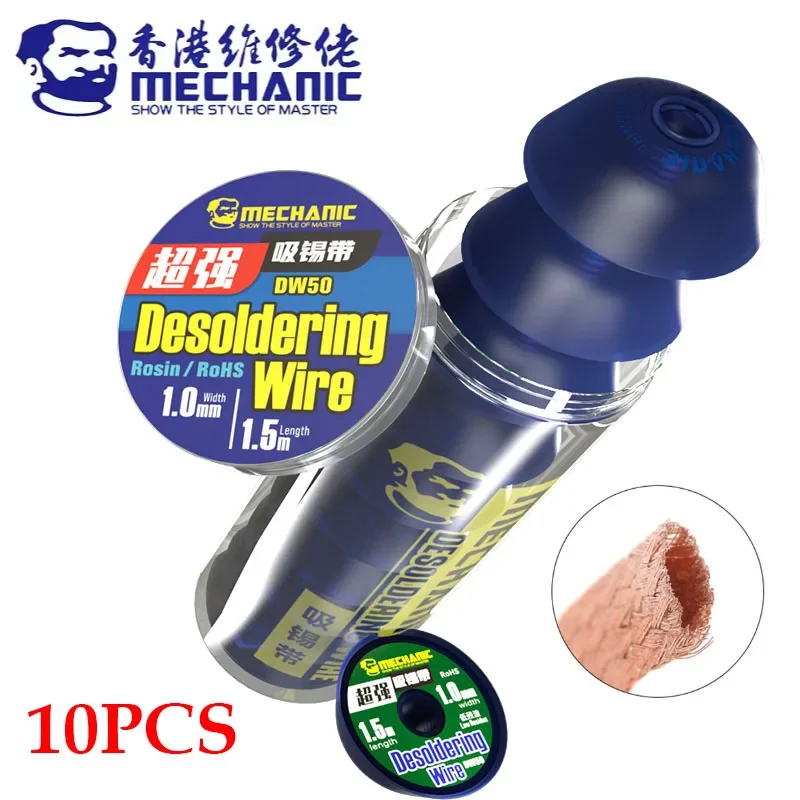 

MECHANIC DW50 оплетка для распайки проволоки 1,0/1,5/2,0/2,5/3,0/3,5 мм