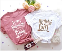birthday girl shirts i solemnly swear that im up to no good t shirt birthday party shirts 2022 women fashion graphic clothing
