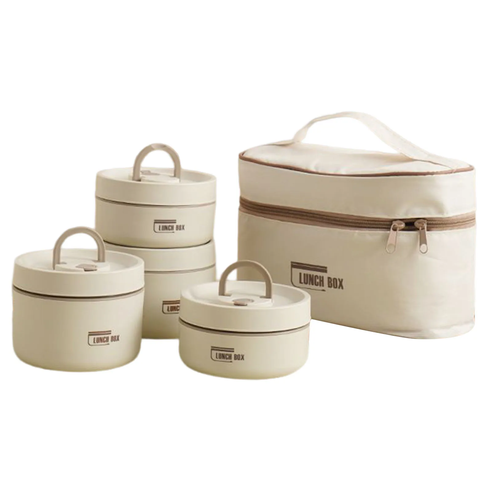 

Insulated Lunch Box Set With Storage Bag Multi-layer Combination Japanesebento Box 4/3/2/ Tier Stainless Steel Lunch Container