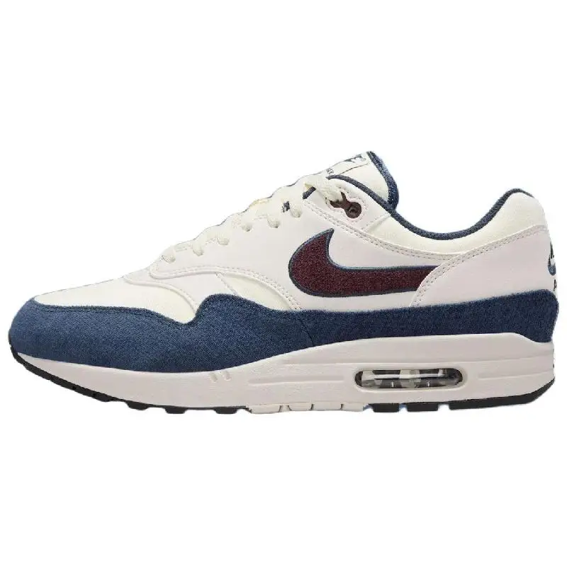 Кроссовки Nike Air Max1 Coconut Milk Burgundy Crush Navy FN6952-103