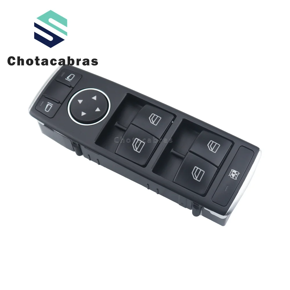 Фото Кнопка управления стеклоподъемником для Mercedes Benz W204 W212 C207 A207 C E Class X204 A2049055302 A1669054300 №1