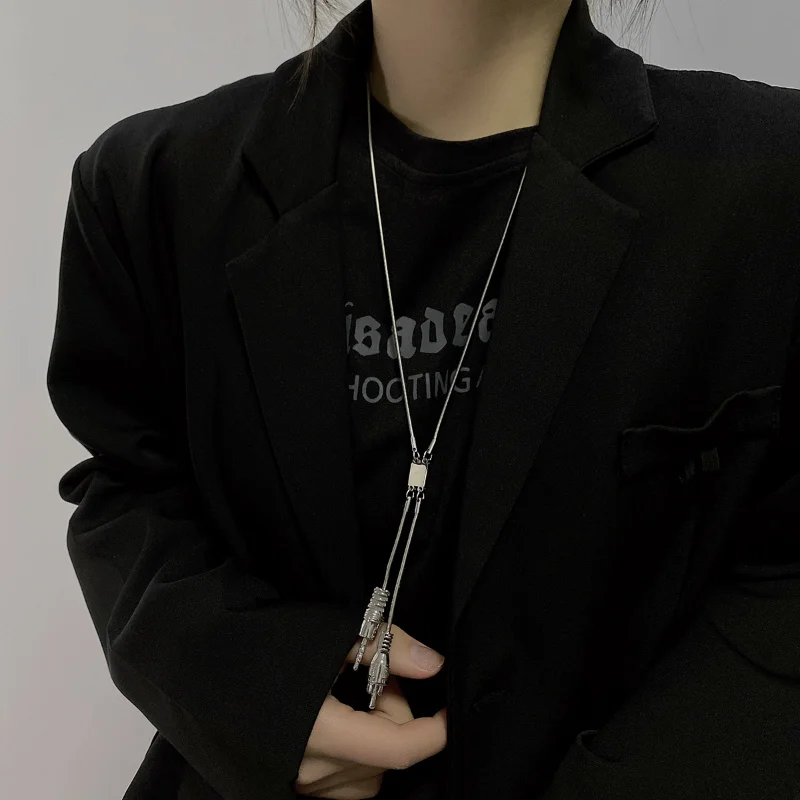 

Необычный креативный кабель для передачи данных в стиле хип-хоп, подвеска, цепочка для перемычек, новинка в каждом мужчине и женщине, модный ...