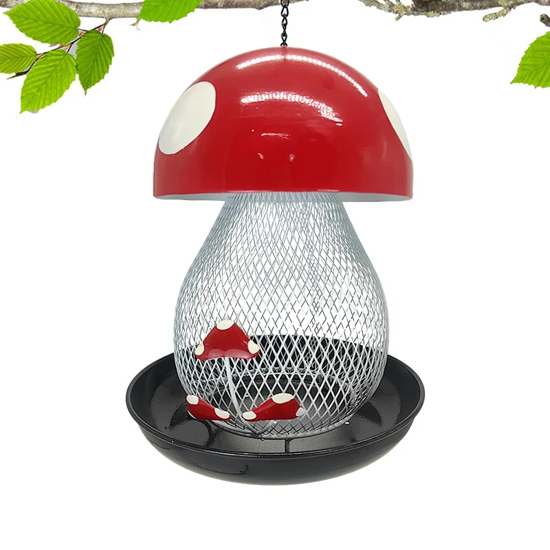 Подвесная кормушка для грибов птиц улицы двора сада колибри