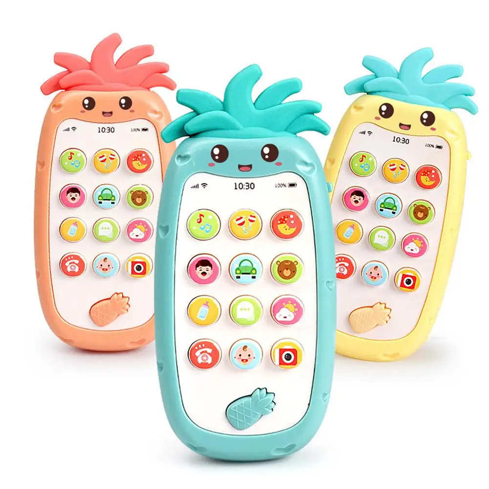 

Plastic Baby Toy Phone Learning Musical Cell Phone Song Animals Sound Simulated Mobile Phone Kids Educational Toy Education Gift