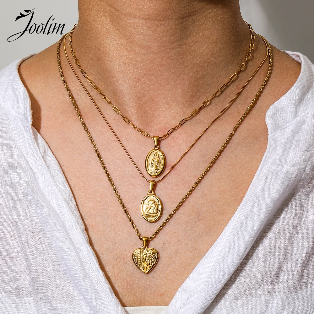 Ювелирные изделия Joolim оптовая продажа не выцветает модная винтажная Подвеска из